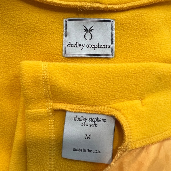 Dudley Stephens Park Slope Polar Fleece-Yellow - Picture 7 of 8